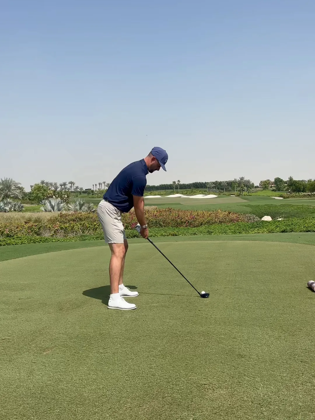 Euan's swing at Discovery Dunes, Dubai